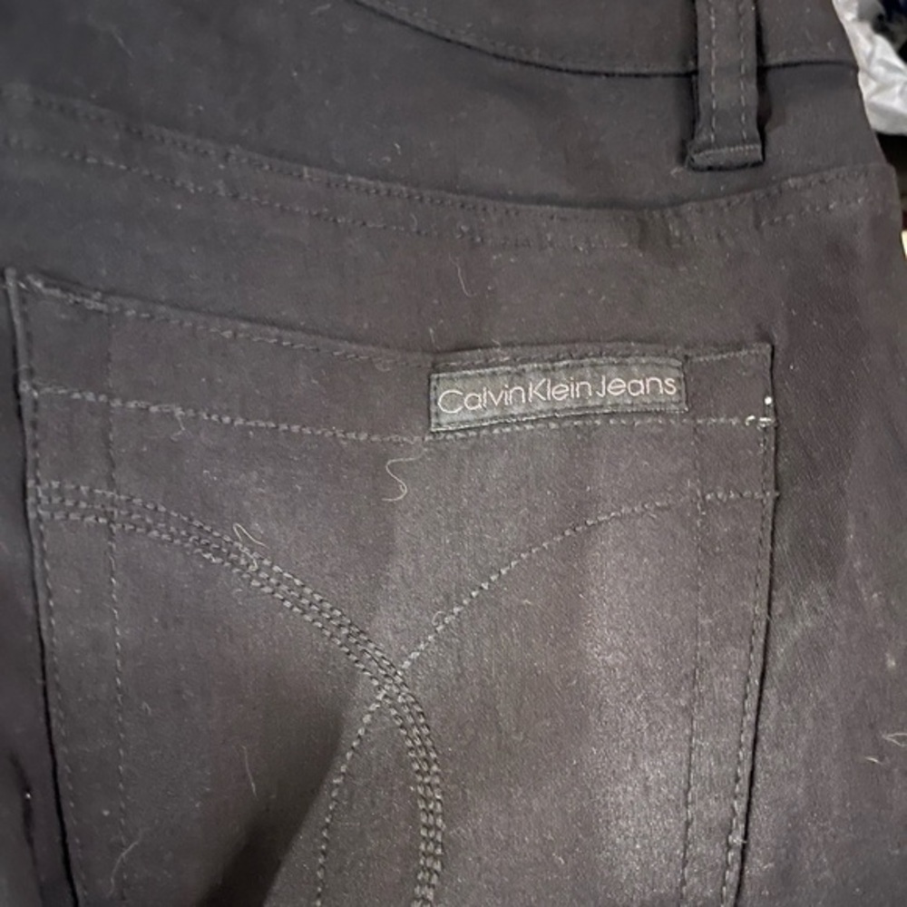 NWTCalvin Klein Black Stretch Pants 14 - Picture 11 of 12